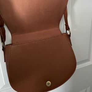 Brown suede purse